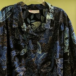 Shirt button down SS Blouse by A Personal Touch